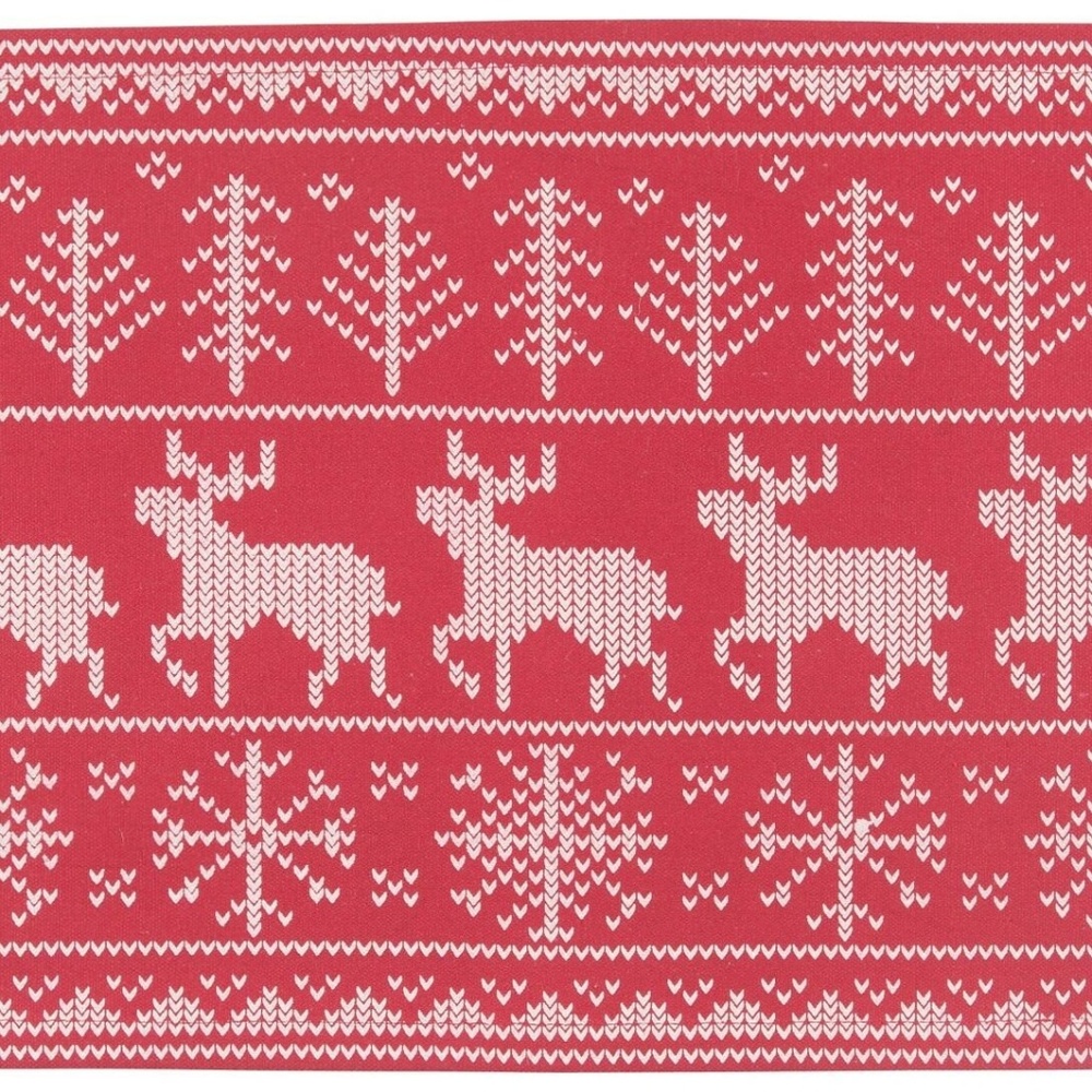 Now Designs Placemats Set/4 Sweater Weather NWT